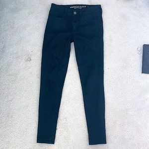 Black American Eagle jeggings
